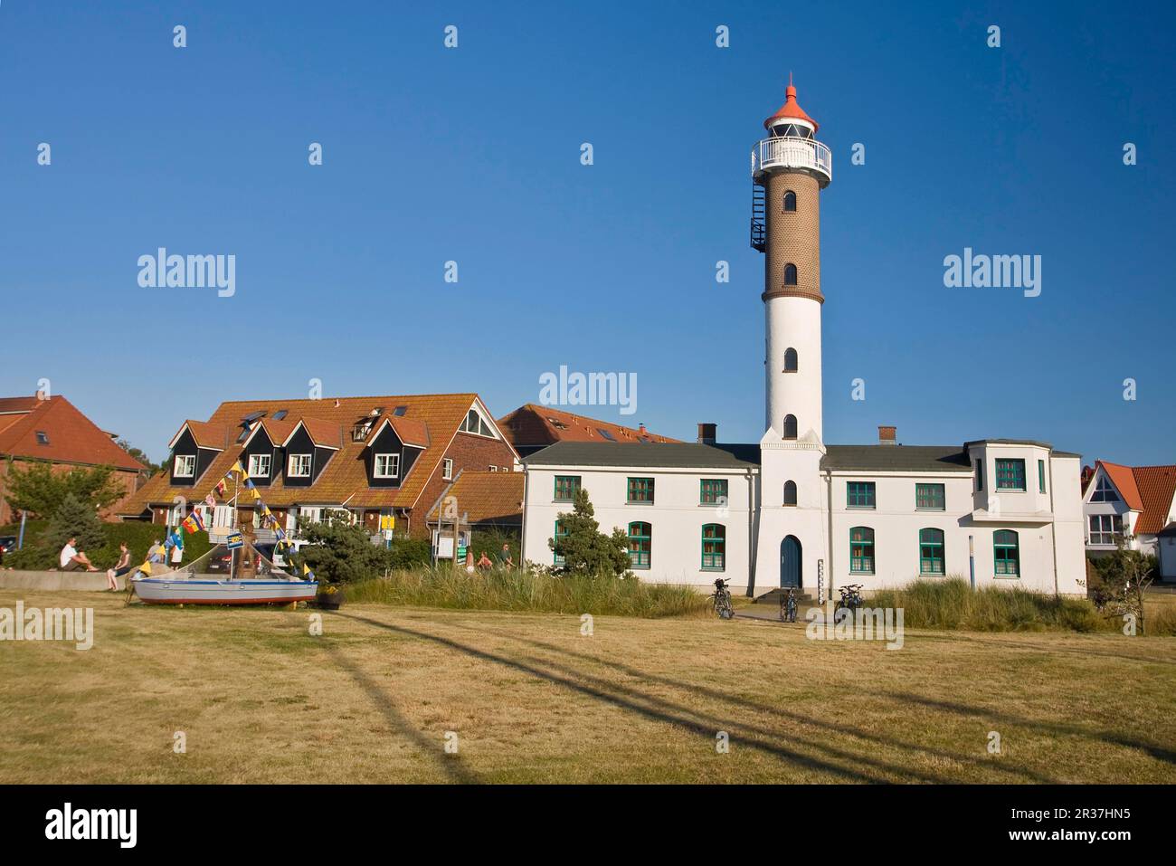 Phare, Timmendorf, île de Poel, Mer Baltique côte mecklembourgeoise, Mecklenburg-Ouest Pomerania, Allemagne Banque D'Images