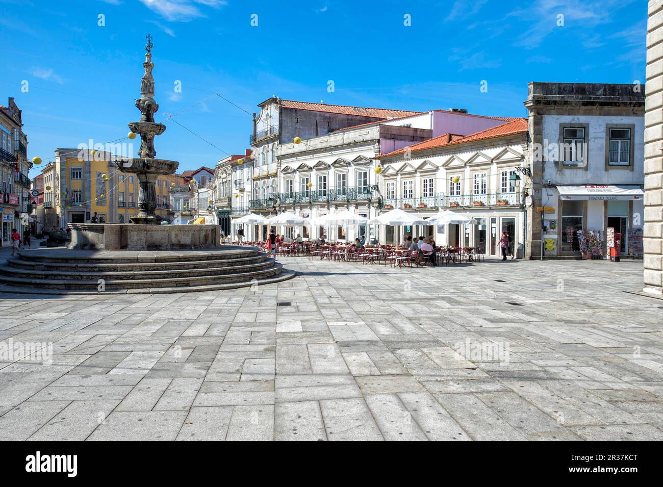 Praca da Republica, Viana do Castelo, Minho, Portugal Banque D'Images
