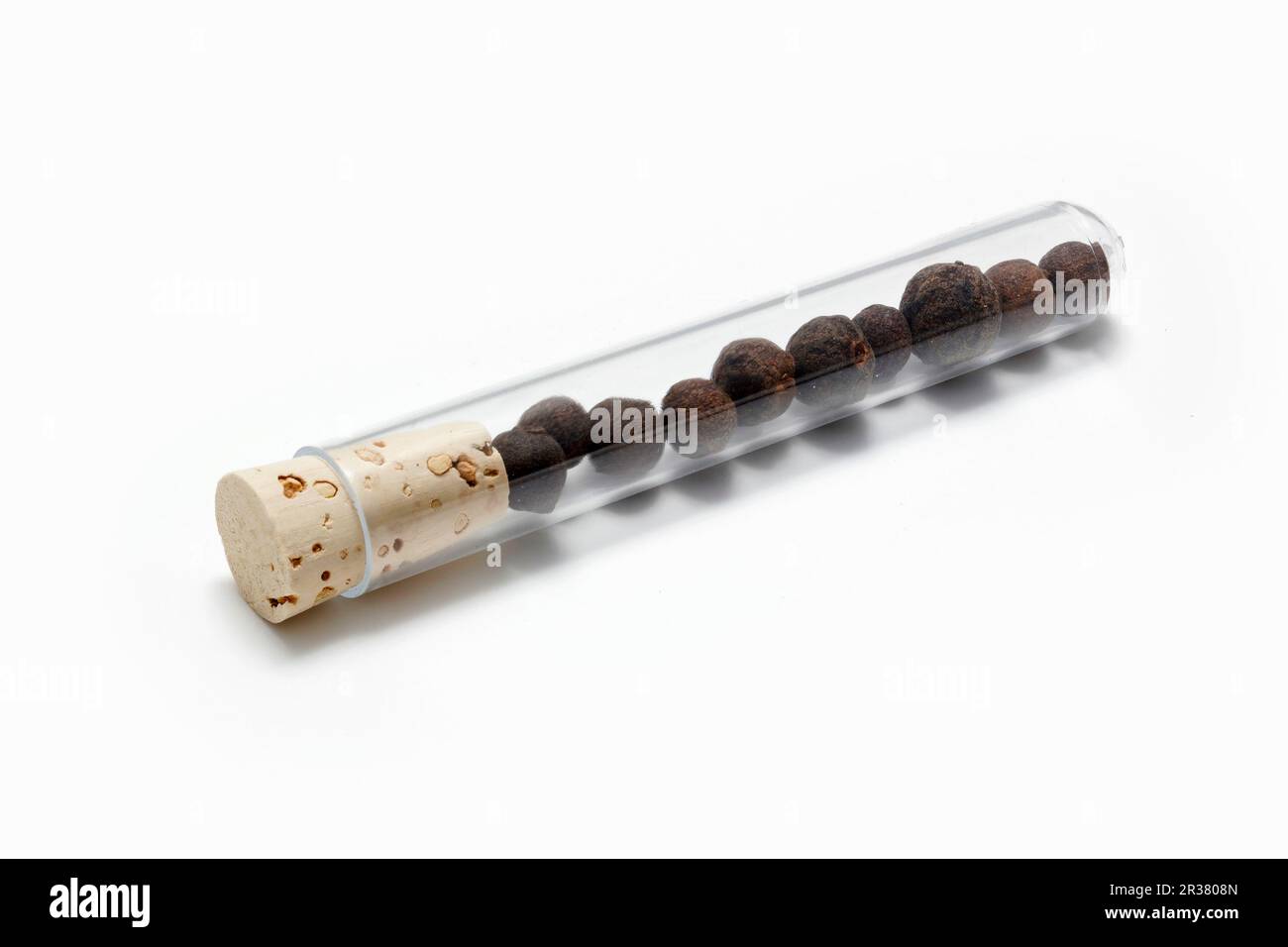 Pimento dans un tube à essai Banque D'Images