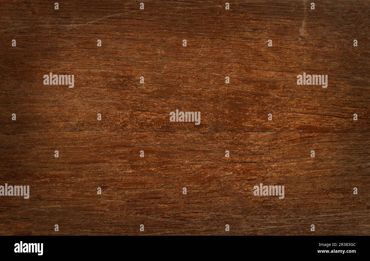 Panneau en bois d'époque avec fissures, chèques et bordure ombragée Banque D'Images