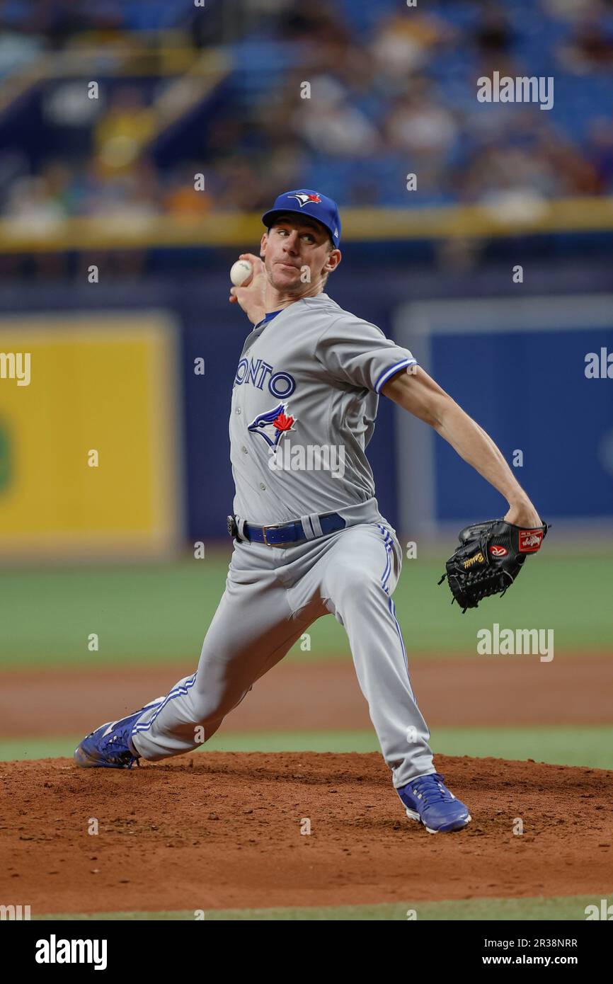 St. Petersbourg, FL États-Unis ; lors d'un match de MLB lundi, 22 mai 2023 au Tropicana Field. Les rayons battent les Blue Jays 6-4. (Kim Hukari/image du sport) Banque D'Images