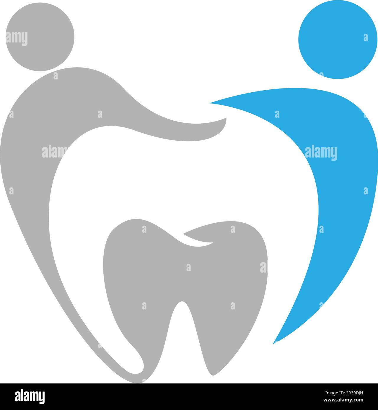 Illustration du logo de la clinique dentaire Illustration de Vecteur