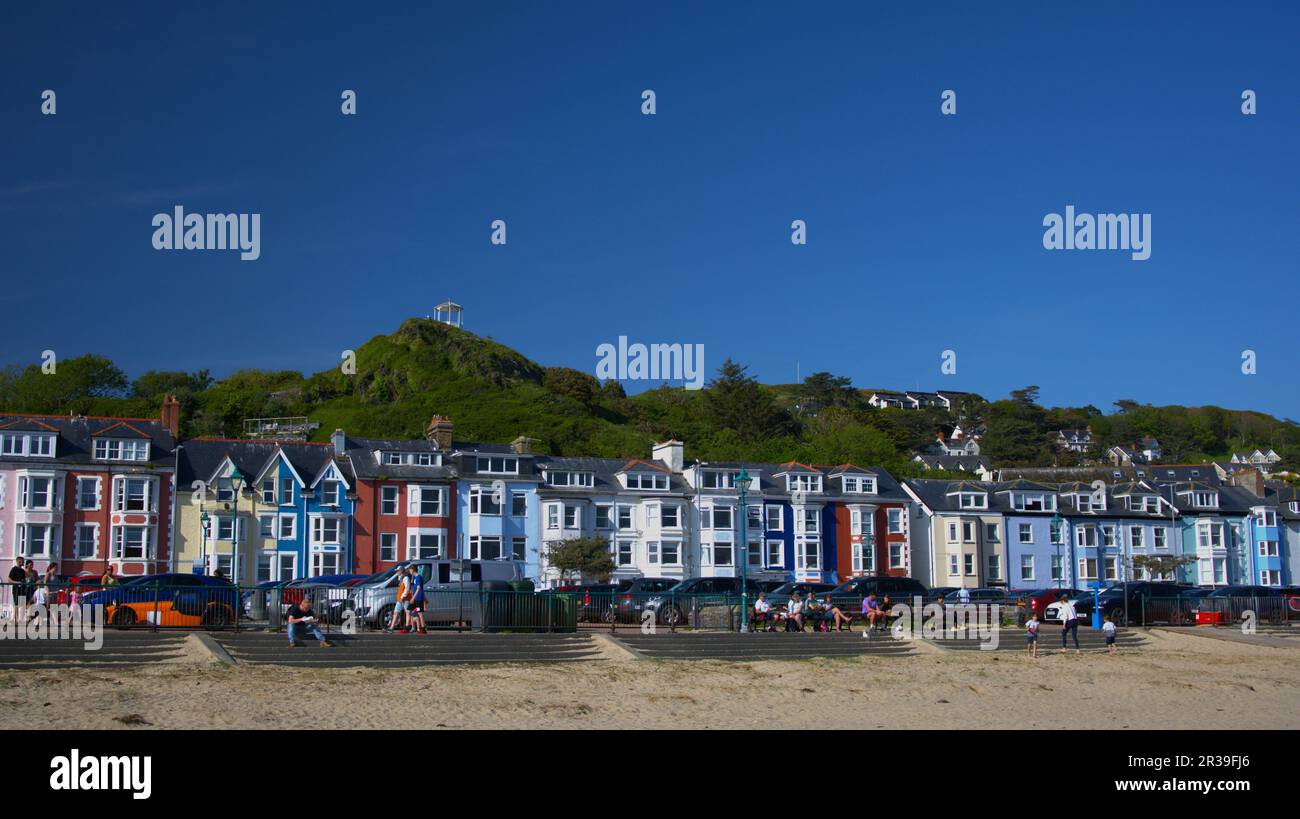 Aberdyfi (Aberdovey) front, Gwynedd Wales UK Banque D'Images