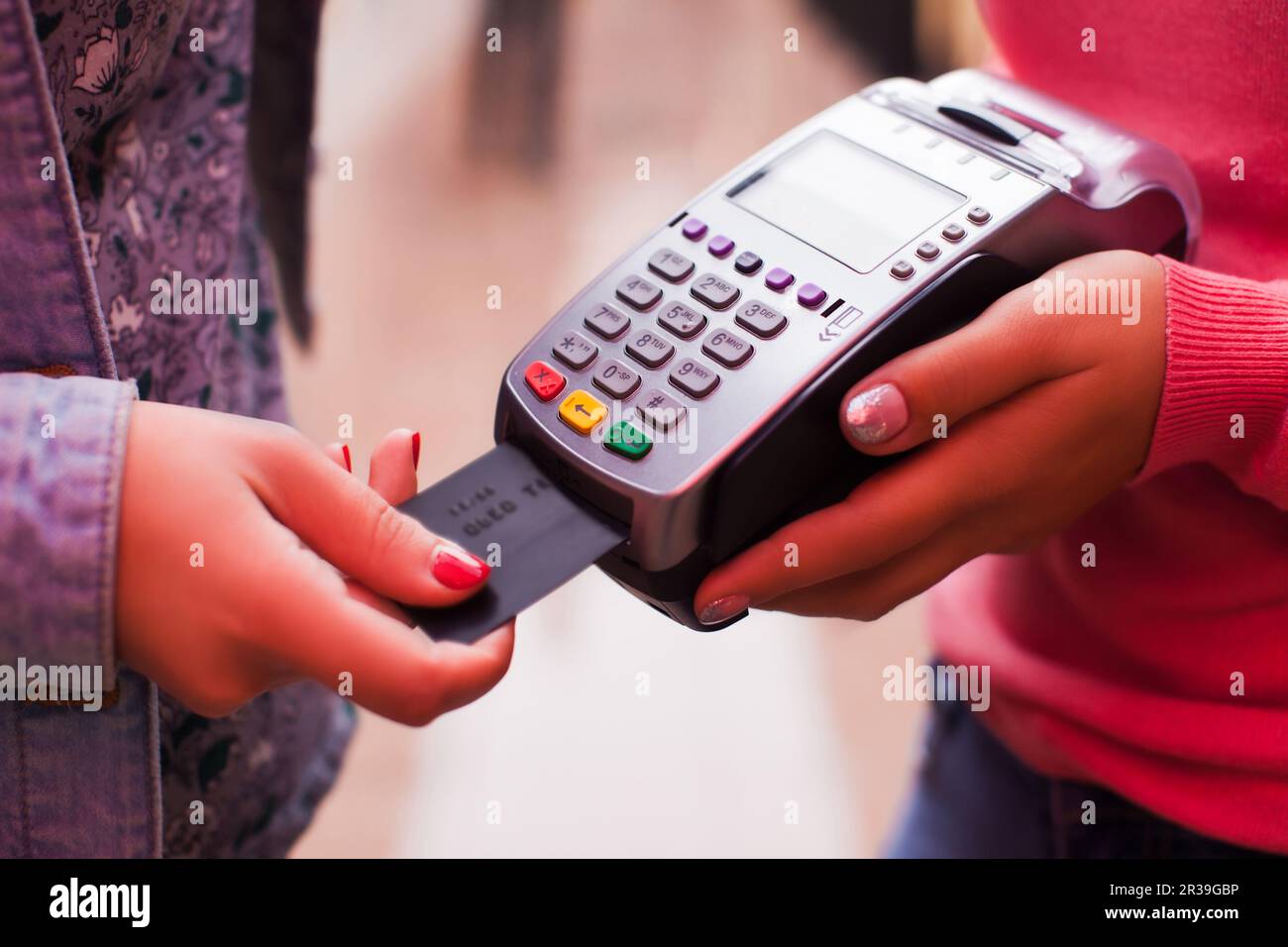 Terminal De Paiement Jouet - Imitation Lecteur Carte Bancaire Avec Écran Et Calculatrice