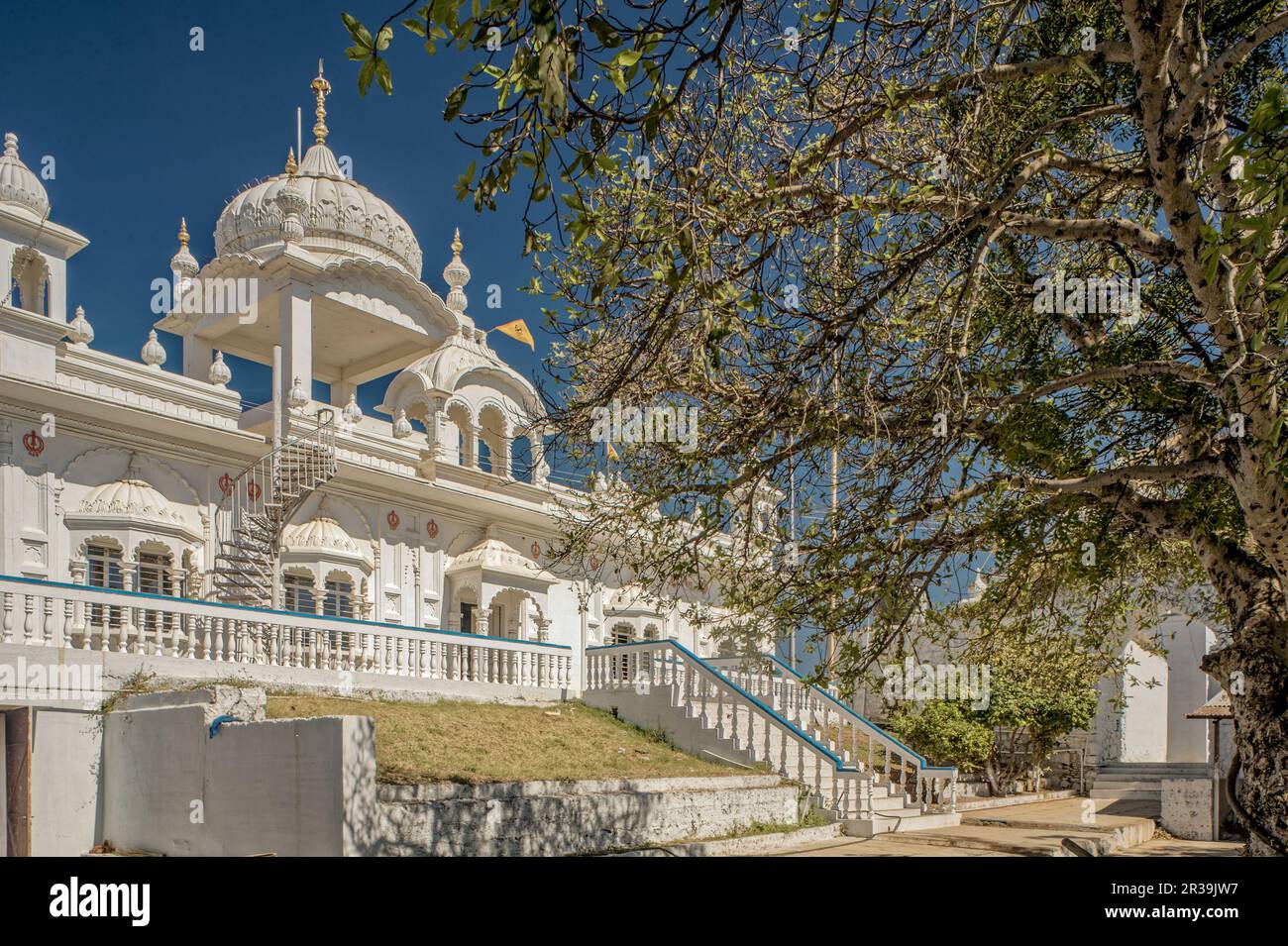 12 22 2010 Gurudwara Mai Bhago Ji Janwada,niar Bidar Karnataka Inde.Asie. Banque D'Images