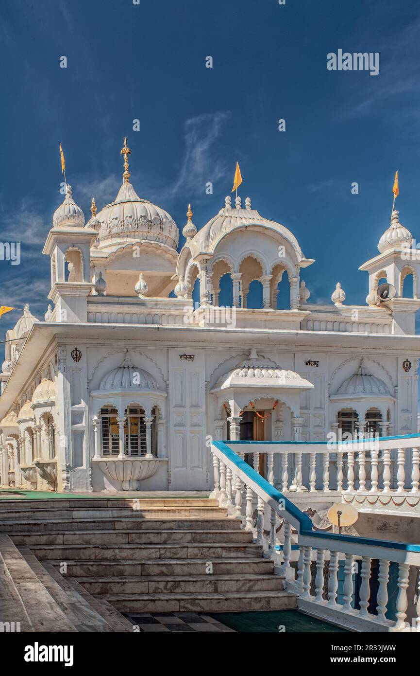 12 22 2010 Gurudwara Mai Bhago Ji Janwada,niar Bidar Karnataka Inde.Asie. Banque D'Images