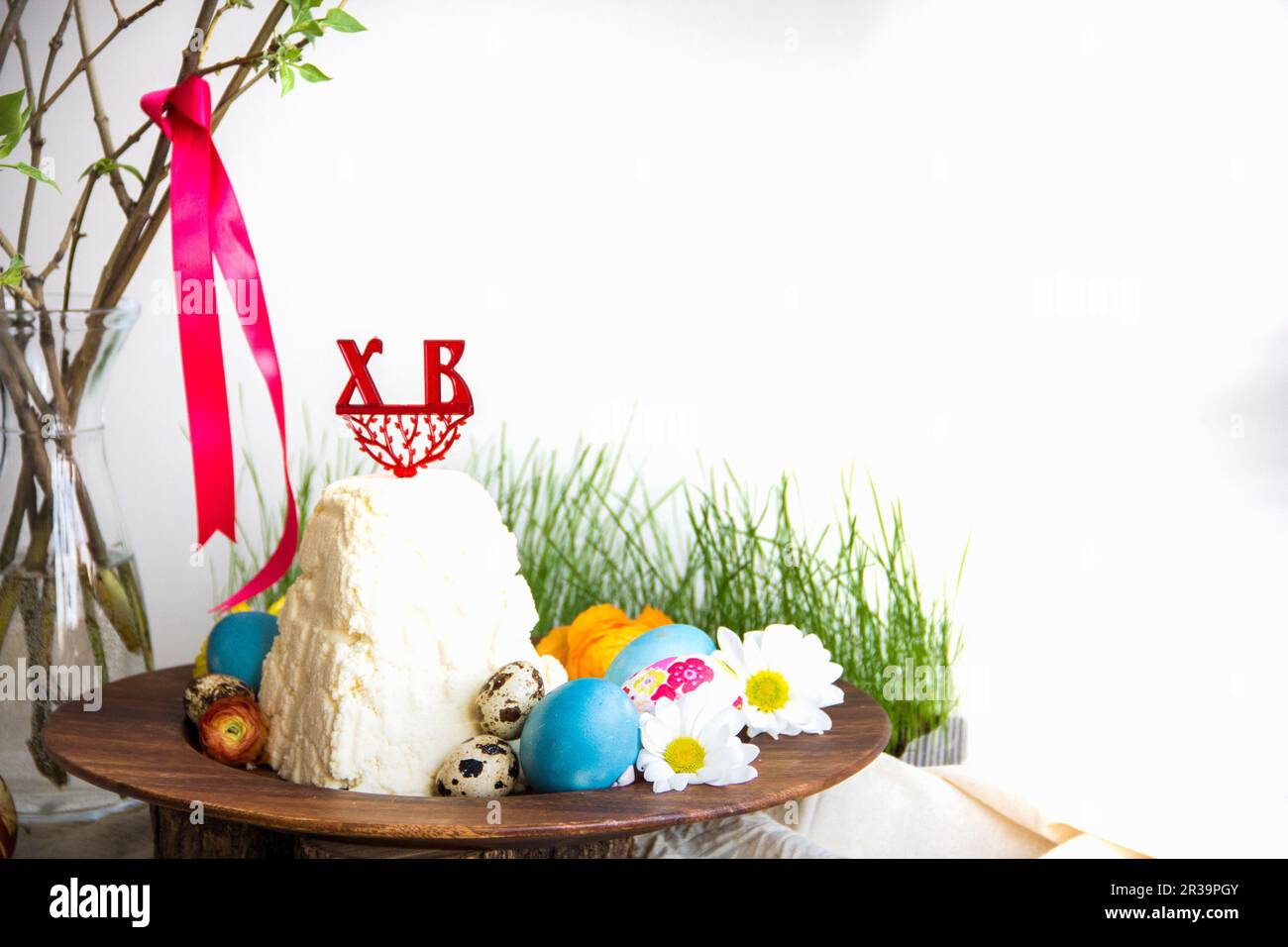 Paska (gâteau de Pâques, Russie) Banque D'Images