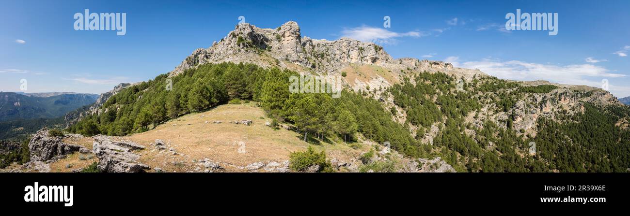 Loma del Calar de Cobo y Puntal de Misa, 1796 mètres, Parque Natural de las Sierras de Cazorla, Segura y Las Villas , provincia de Córdoba, Espagne. Banque D'Images