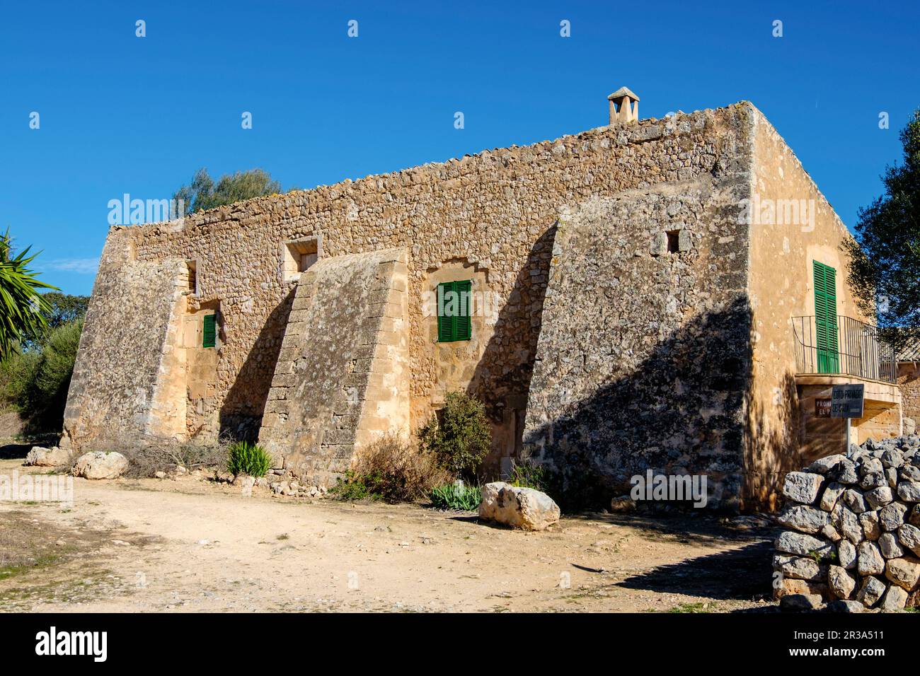 Antiguo Hotel Universo, Llucmajor, Majorque, Iles Baléares, Espagne. Banque D'Images