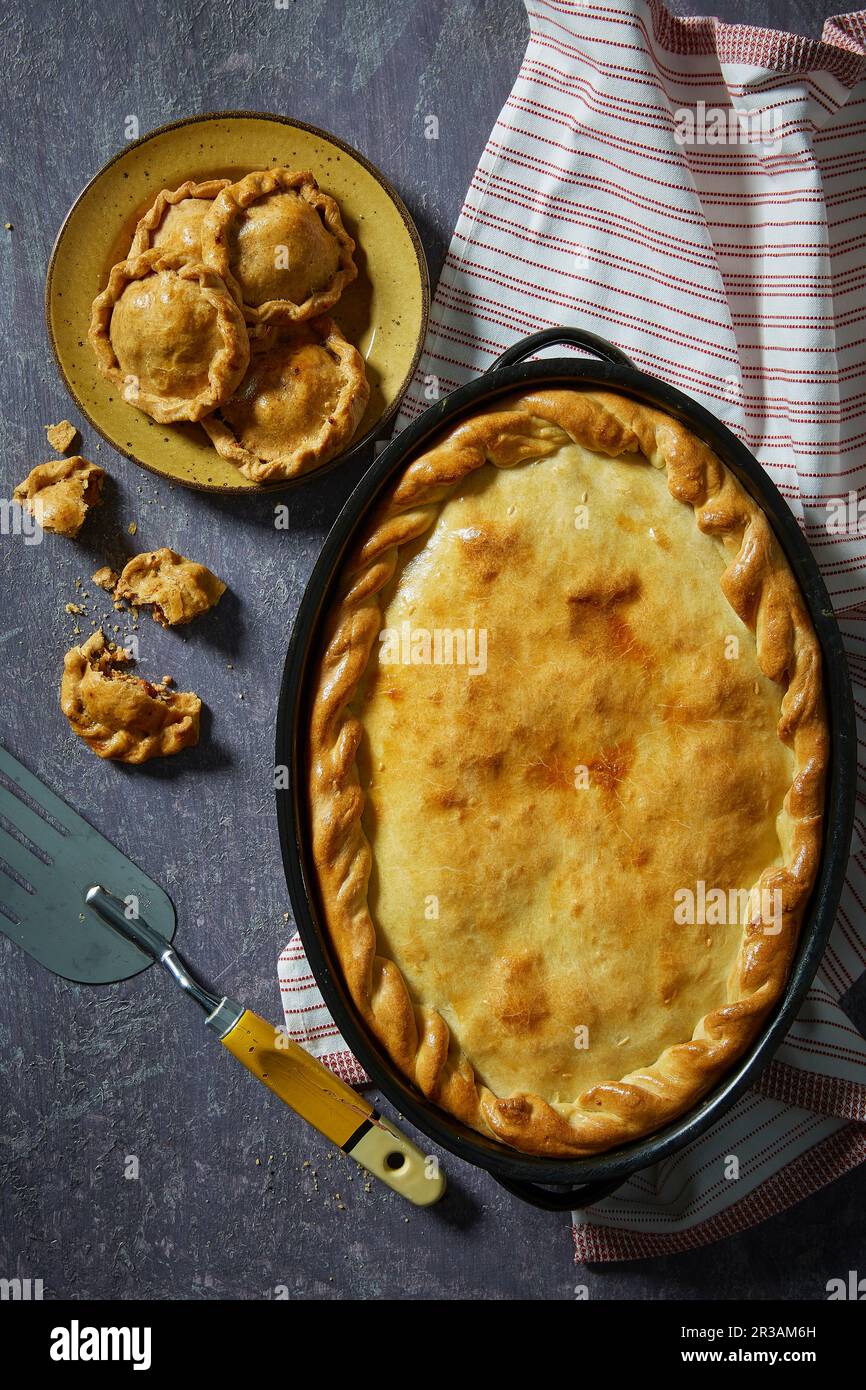 Espagnol Empanadas de tun et tarte au thon Banque D'Images