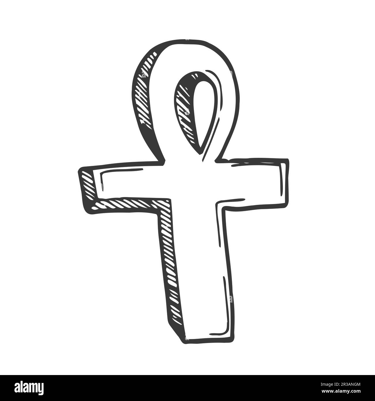 Christian easter crossodle vectoriel Illustration de Vecteur