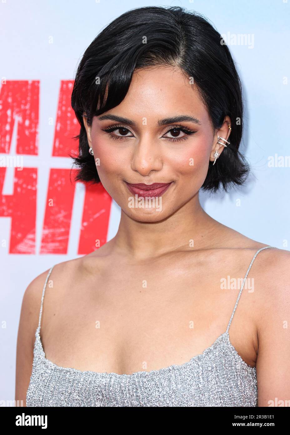 LOS ANGELES, CALIFORNIE, États-Unis - 22 MAI : l'actrice américaine Aparna Brielle arrive à la première de la saison 1 de Netflix, qui s'est tenue à AMC The Grove 14 sur 22 mai 2023 à Los Angeles, Californie, États-Unis. (Photo de Xavier Collin/image Press Agency) Banque D'Images