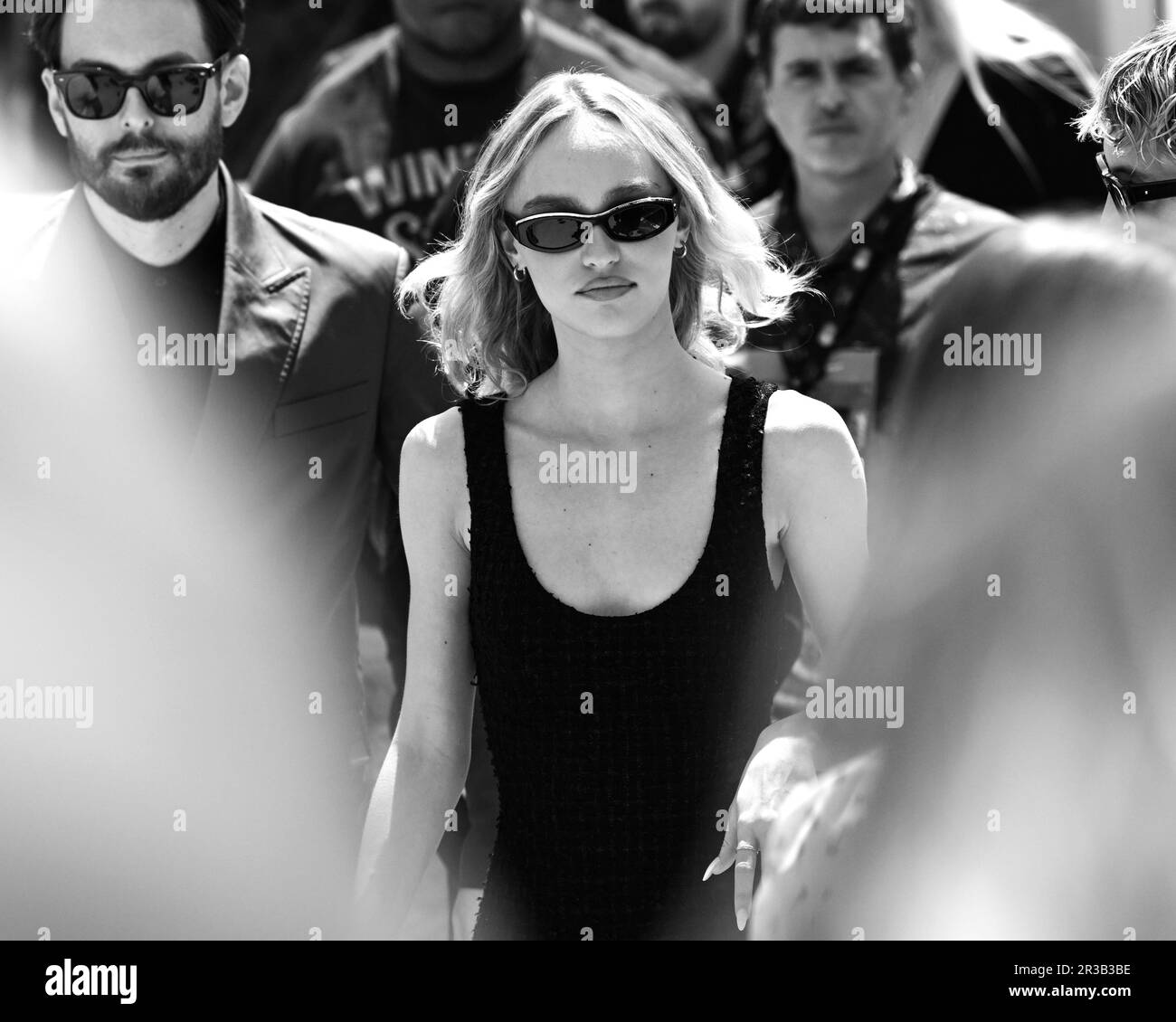 Cannes, France. 23rd mai 2023. Cannes, France. 23 mai 2023 Lily-Rose Depp au photocall de l'Idol, dans le cadre du Festival de Cannes 76th, Palais des Festivals. Crédit : Doug Peters/Alamy Live News Banque D'Images