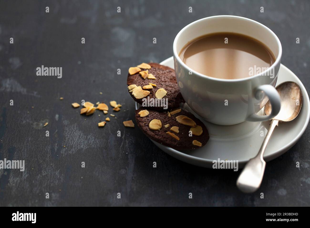 Cookies et café Banque D'Images