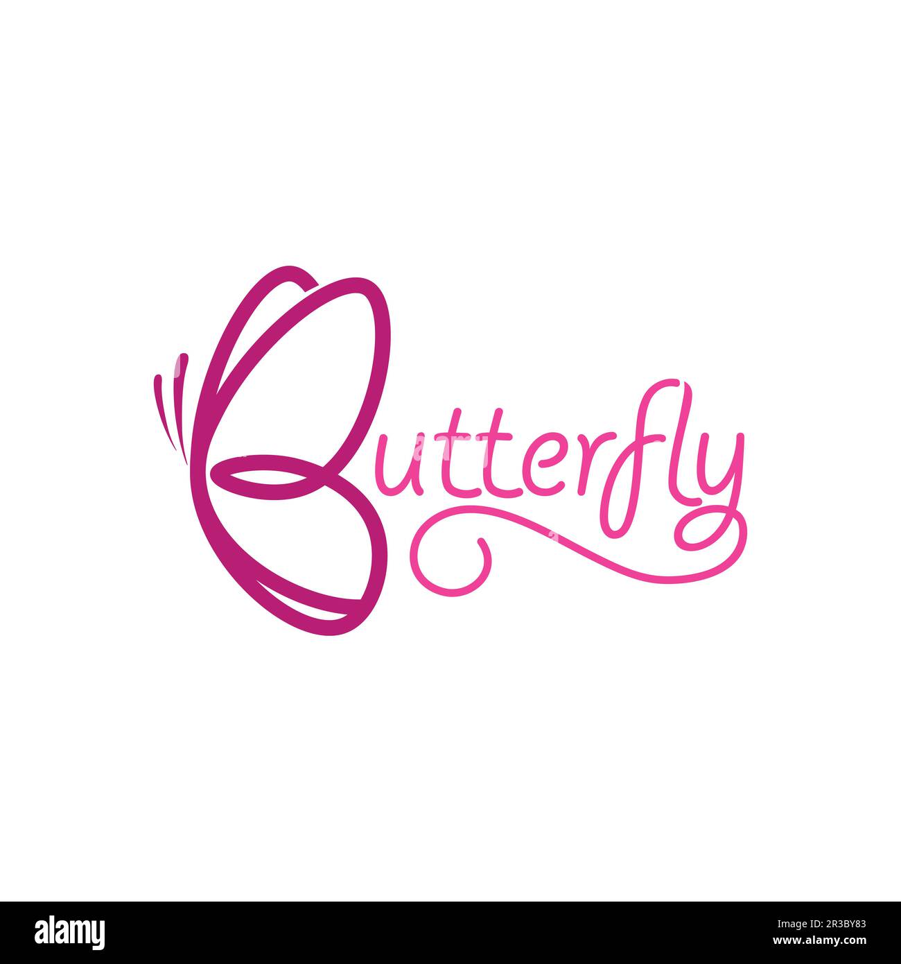 Beauté papillon vecteur icône animal design Illustration de Vecteur