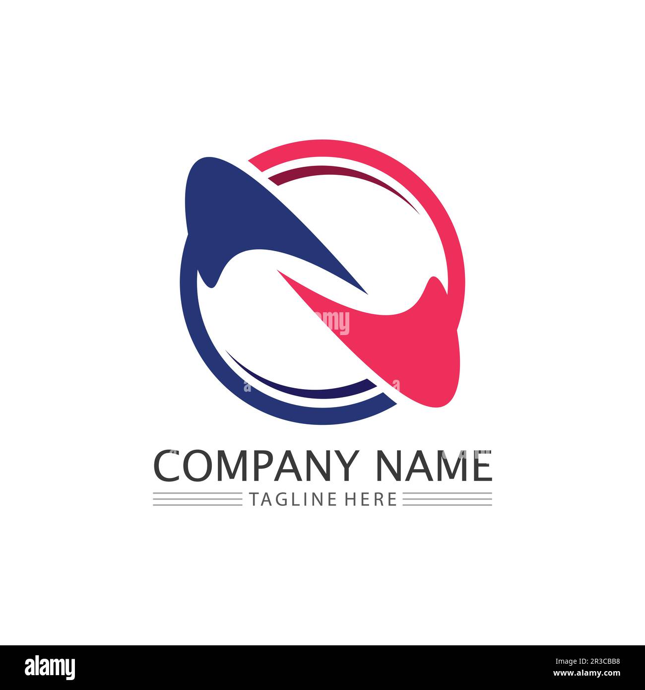 Vecteur de conception d'icône et de logo d'entreprise Illustration de Vecteur