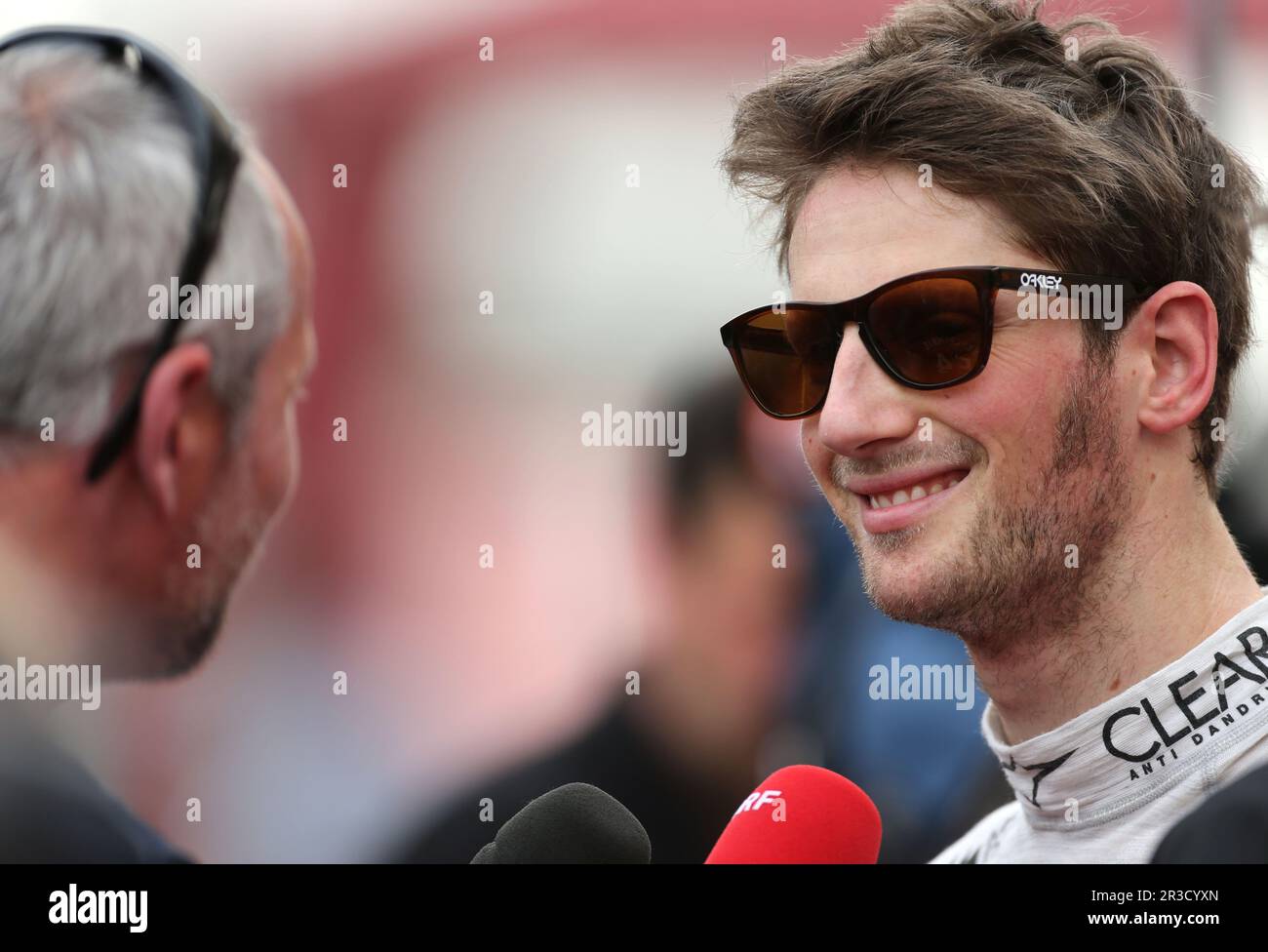 Romain Grosjean (FRA), équipe Lotus F1 20.04.2013. Championnat du monde de Formule 1, Rd 4, Grand Prix de Bahreïn, Sakhir, Bahreïn, Jour de qualification, crédit : FOTOS Banque D'Images