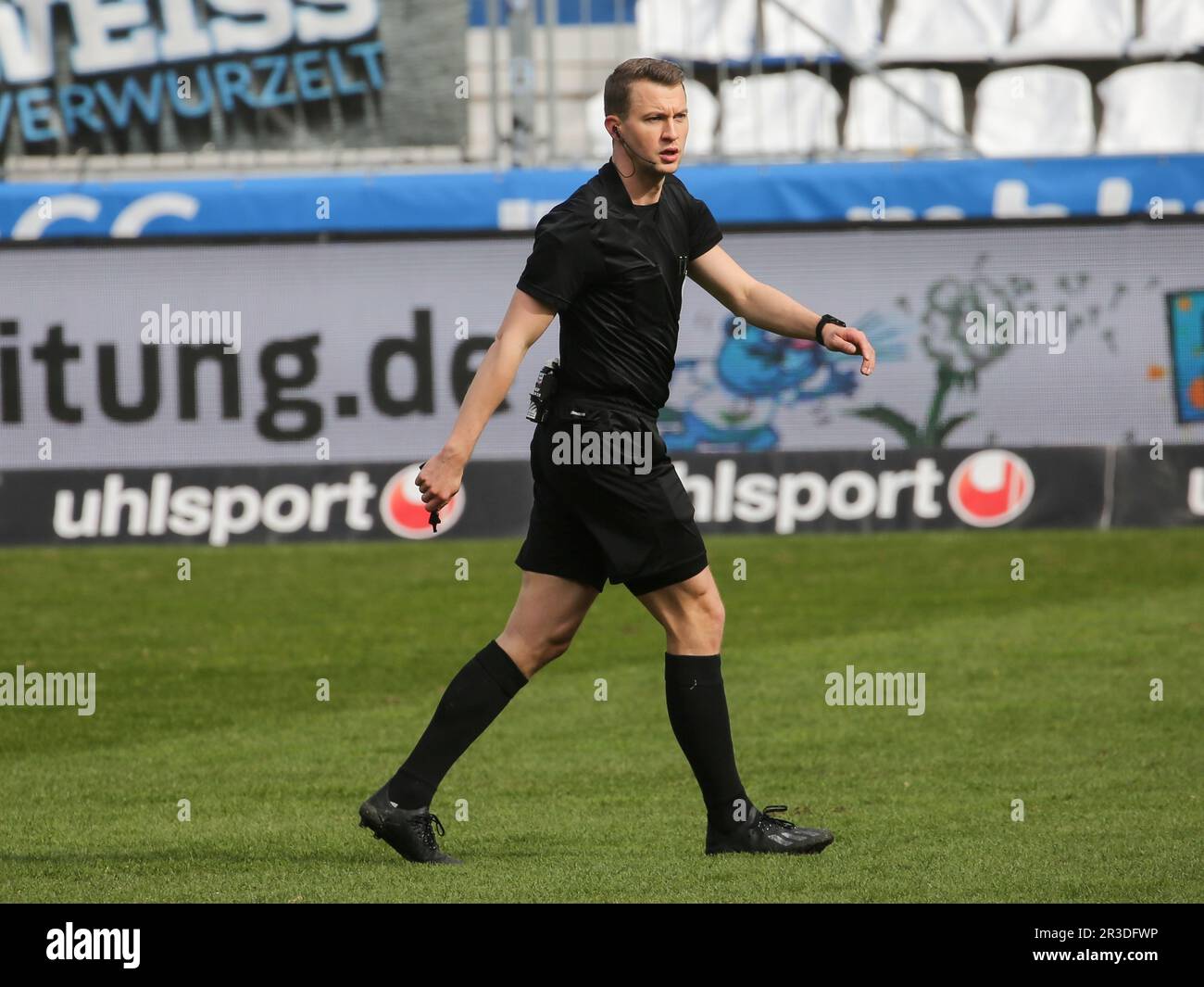 DFB arbitre de football Florian Lechner DFB 3.saison Liga 2020-21 Banque D'Images