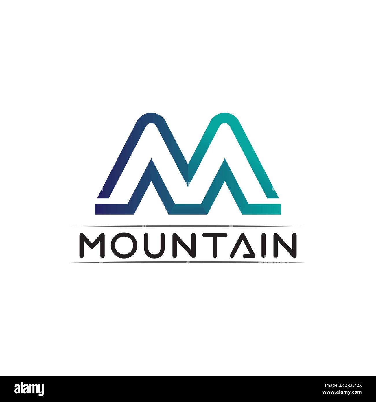 Mountain Icon logo Template Vector illustration design Outdoor Adventure et Expedition Design logo Illustration de Vecteur