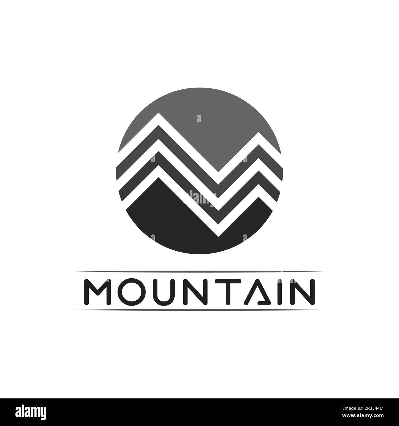 Mountain Icon logo Template Vector illustration design Outdoor Adventure et Expedition Design logo Illustration de Vecteur