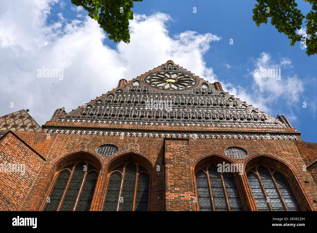 Wismar, St. Nikolai, ville hanséatique, Mecklembourg-Poméranie occidentale, Allemagne Banque D'Images