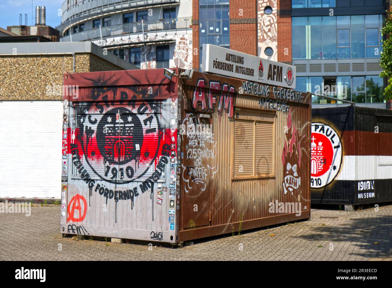 Hambourg. Stade Millerntor, FC St. Pauli, Allemagne Banque D'Images