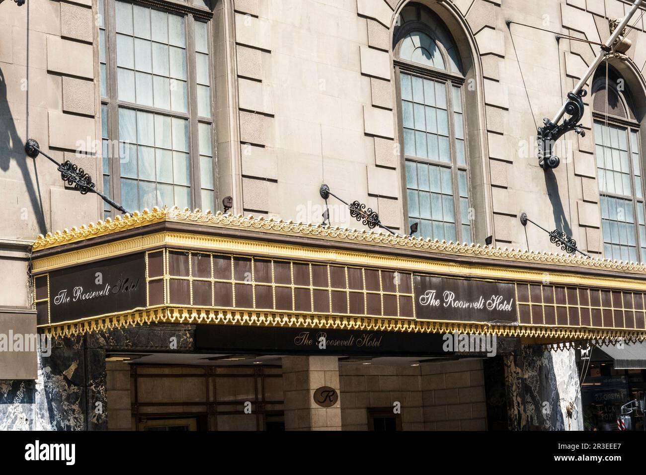 Le Roosevelt Hotel est une structure emblématique située au 45 East 45th Street près de Grand Central terminal, New York City, Etats-Unis Banque D'Images