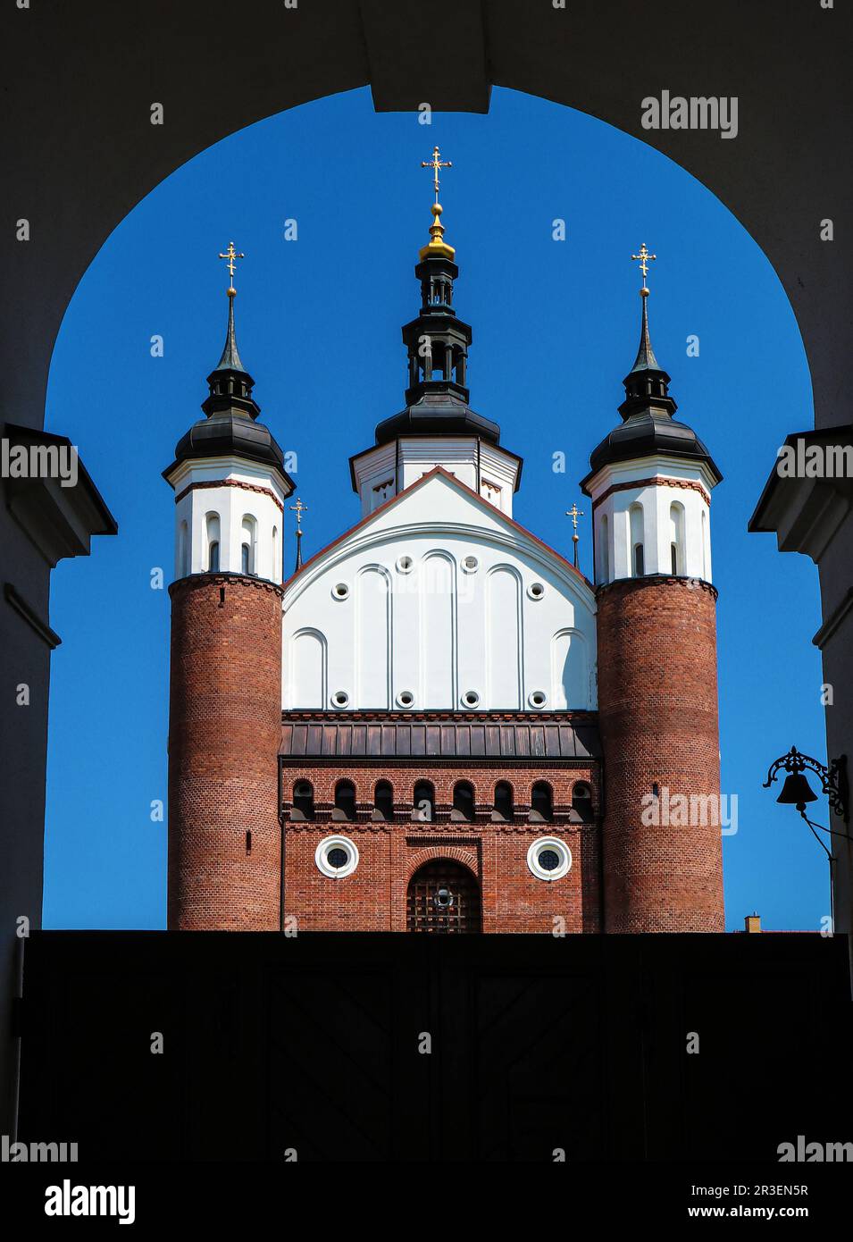 Le monastère chrétien orthodoxe oriental Suprasl Lavra en Pologne du XVIe siècle Banque D'Images