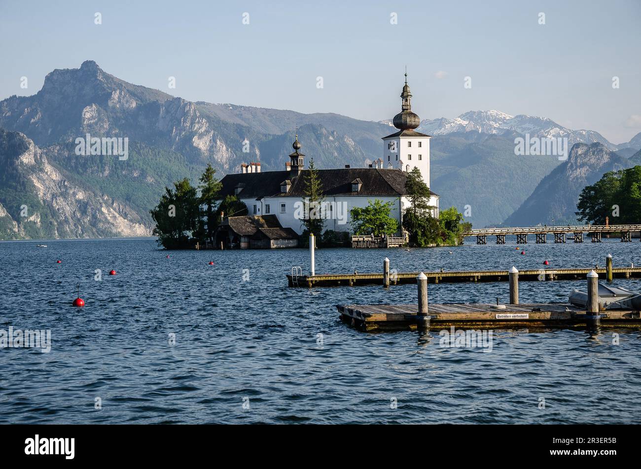 Le château d'Orth est l'un des lieux de mariage les plus populaires en Autriche, offrant TOUT CE dont vous pourriez avoir besoin pour un mariage merveilleux Banque D'Images