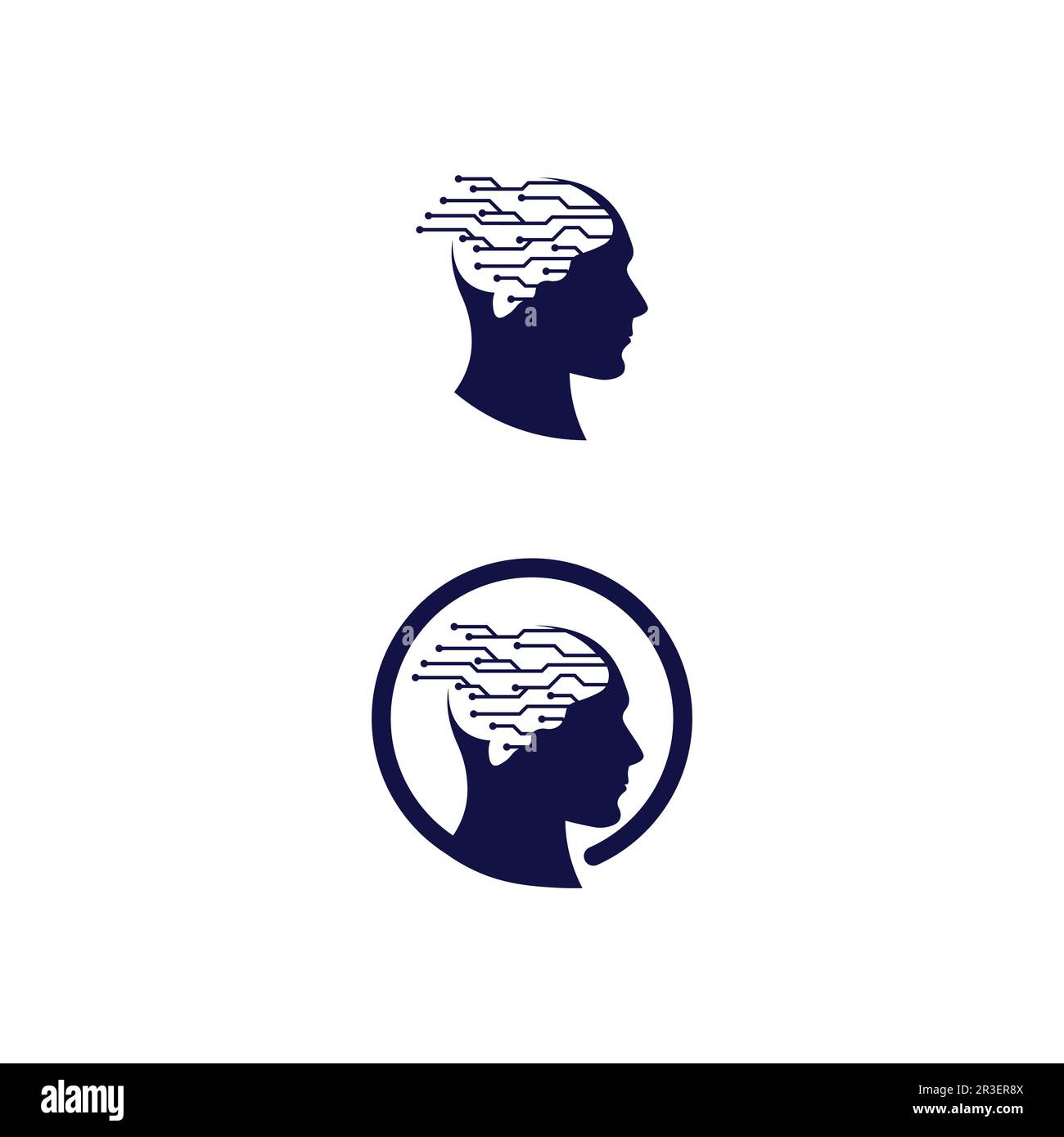 L'icône illustration vectorielle du cerveau santé Conception du modèle. Illustration de Vecteur