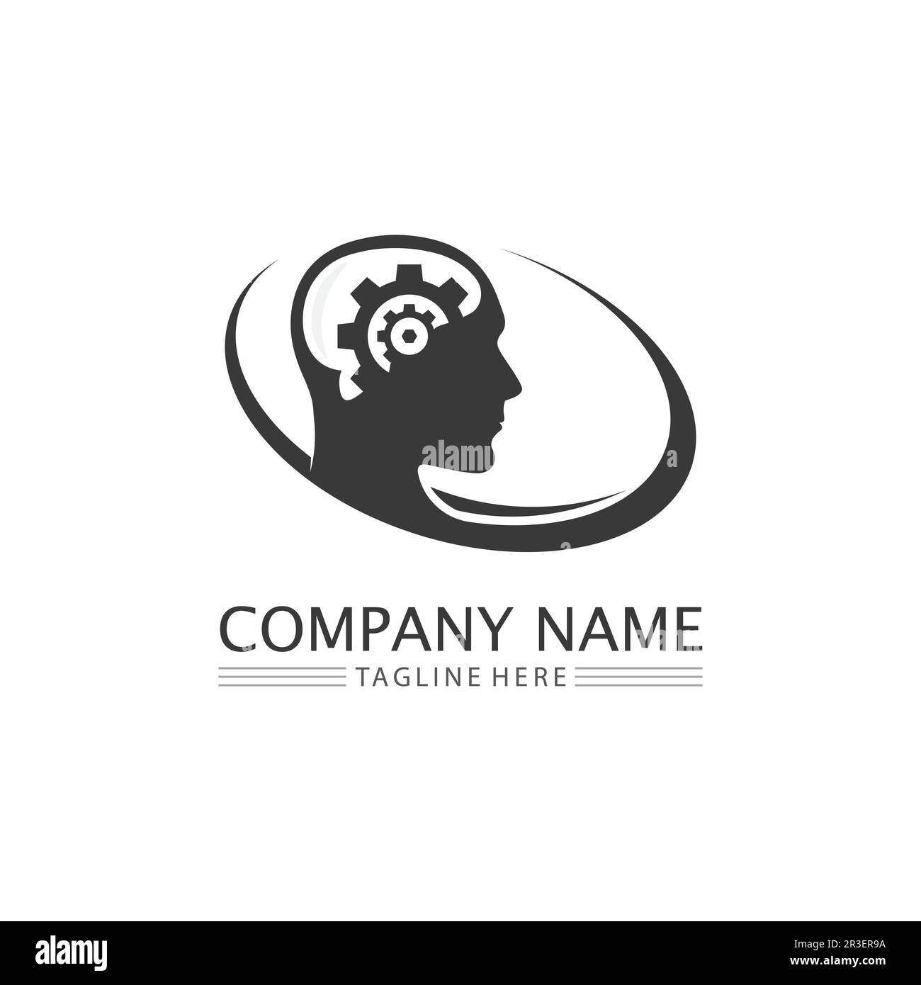 L'icône illustration vectorielle du cerveau santé Conception du modèle. Illustration de Vecteur