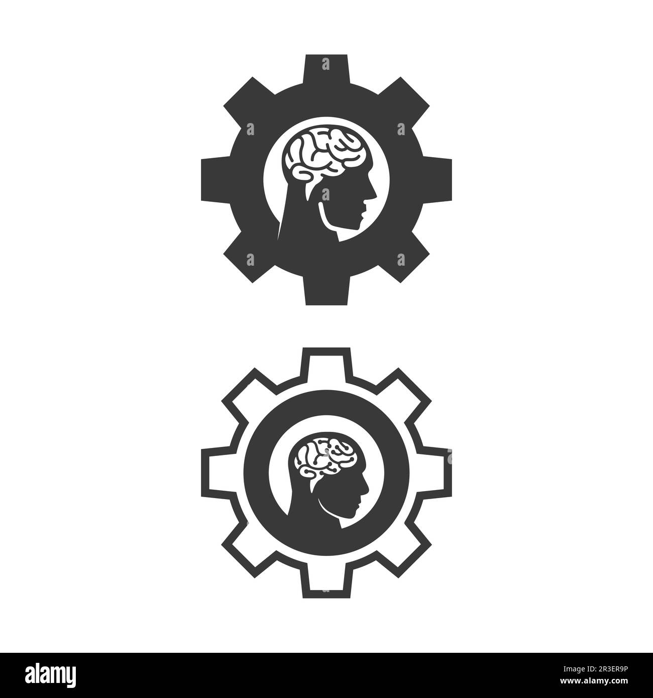 L'icône illustration vectorielle du cerveau santé Conception du modèle. Illustration de Vecteur