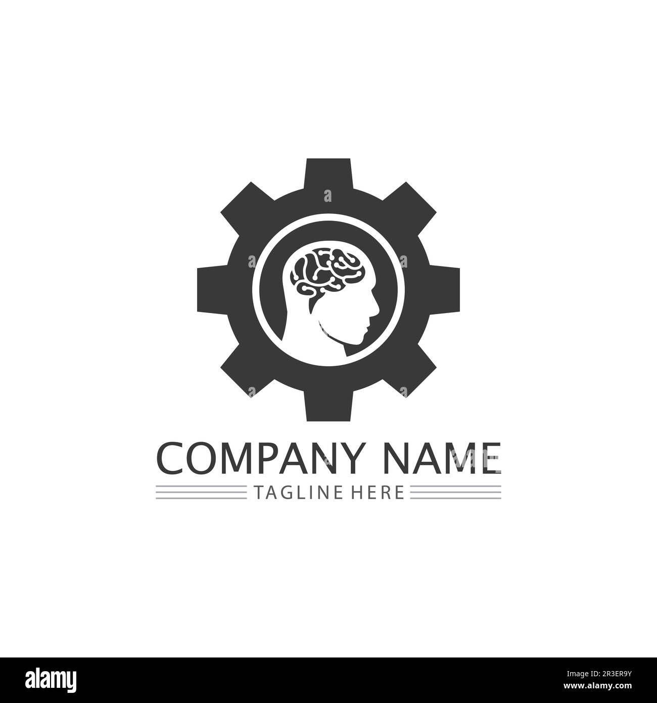 L'icône illustration vectorielle du cerveau santé Conception du modèle. Illustration de Vecteur