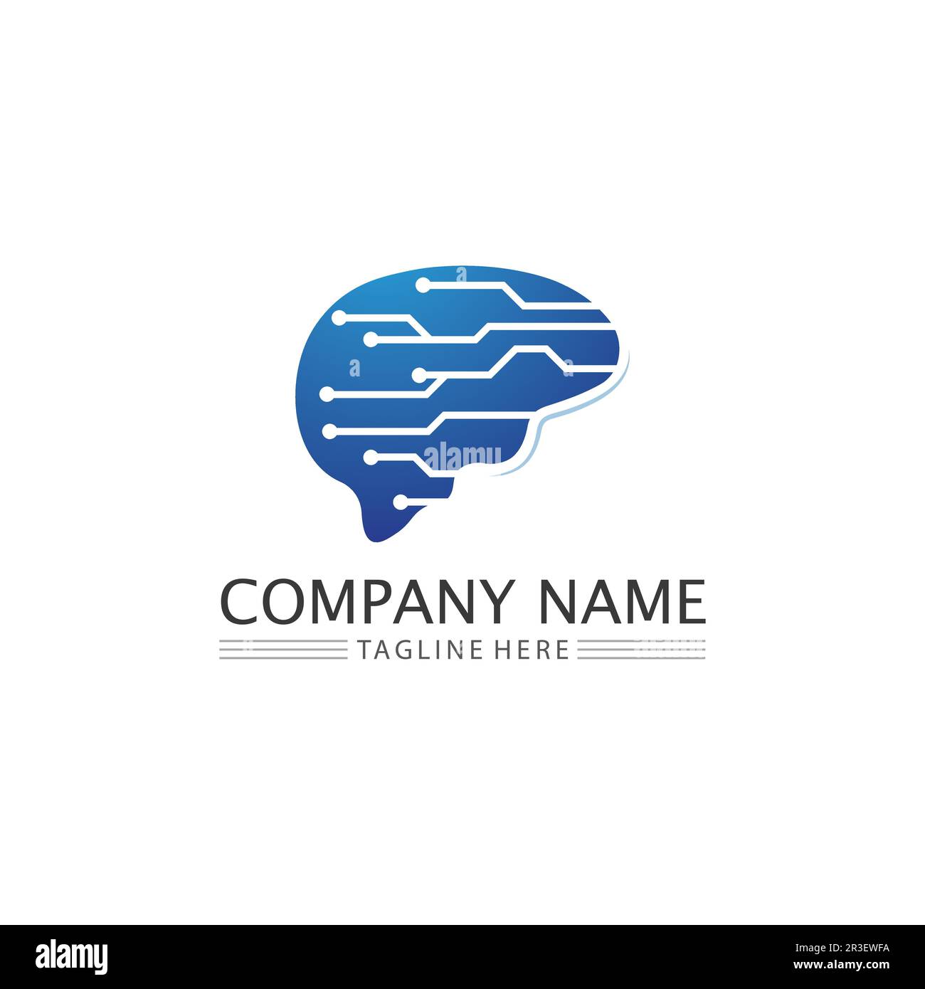 L'icône illustration vectorielle du cerveau santé Conception du modèle. Illustration de Vecteur