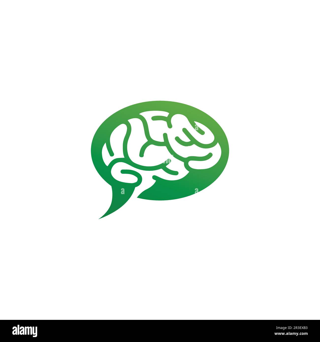 L'icône illustration vectorielle du cerveau santé Conception du modèle. Illustration de Vecteur