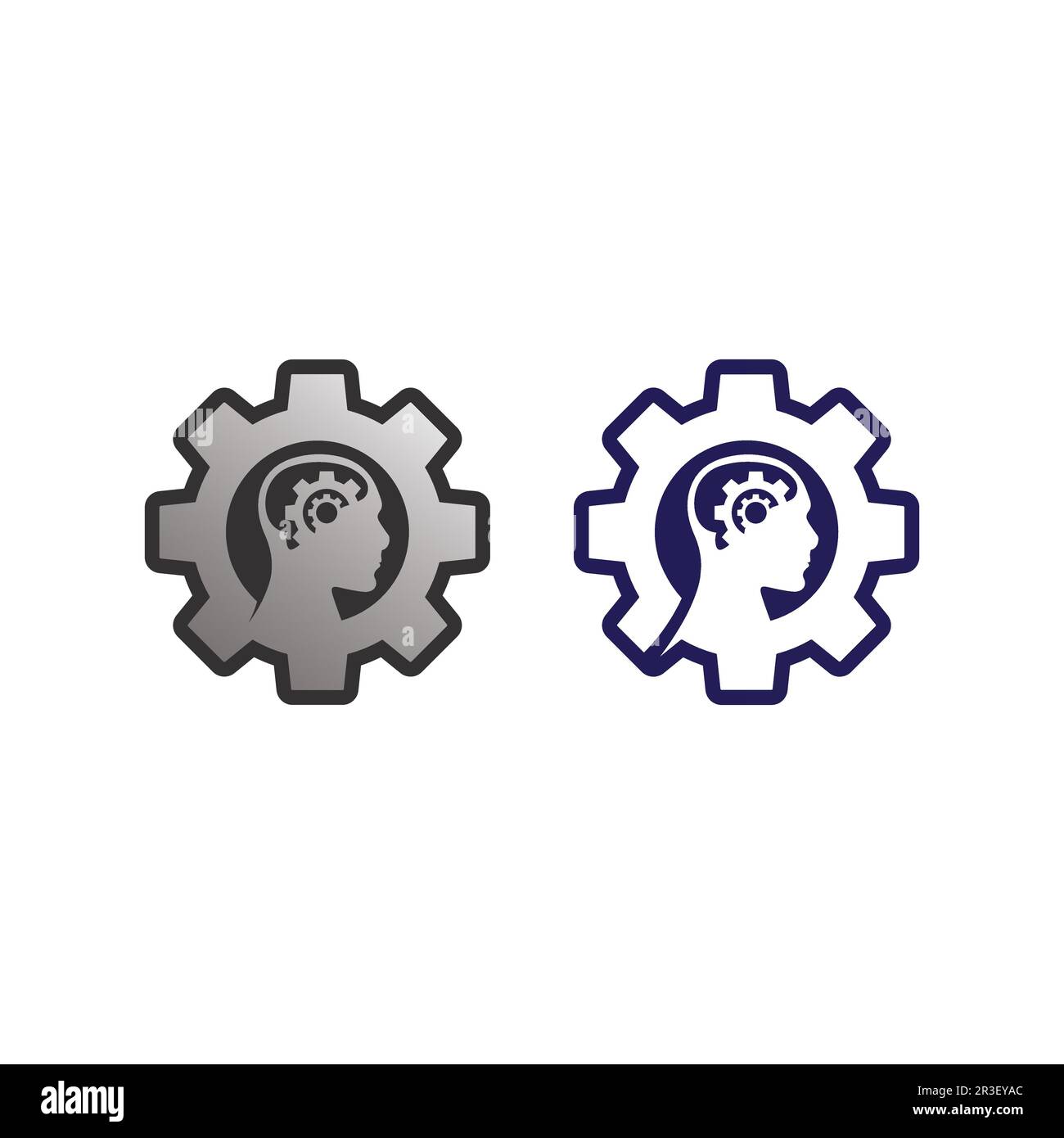 L'icône illustration vectorielle du cerveau santé Conception du modèle. Illustration de Vecteur