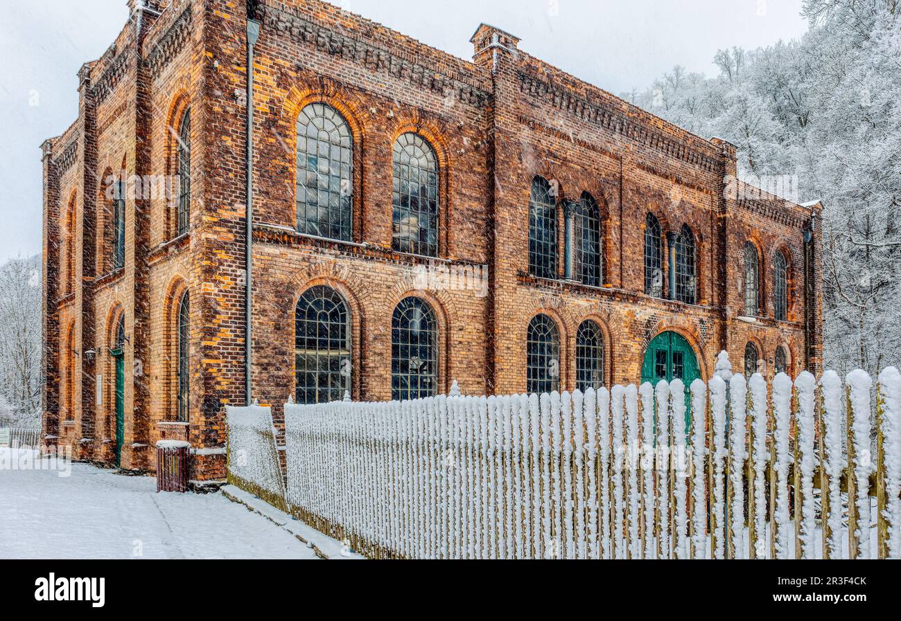 Ville de Harzgerode Selketal région de Harz Banque D'Images