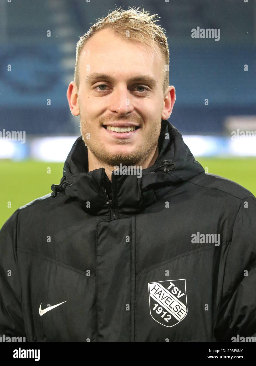 Julius Düker TSV Havelse DFB 3.saison Liga 2021-22 22.Spieltag 1.FC Magdeburg - TSV Havelse Banque D'Images