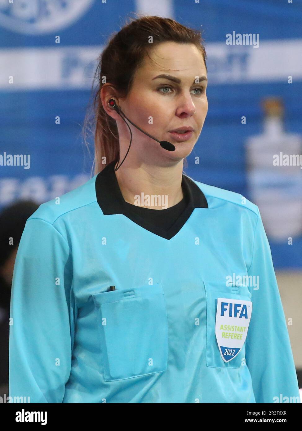 Christina Biehl DFB Adjointe de l'arbitre de football 3.saison Liga 2021-22 Banque D'Images