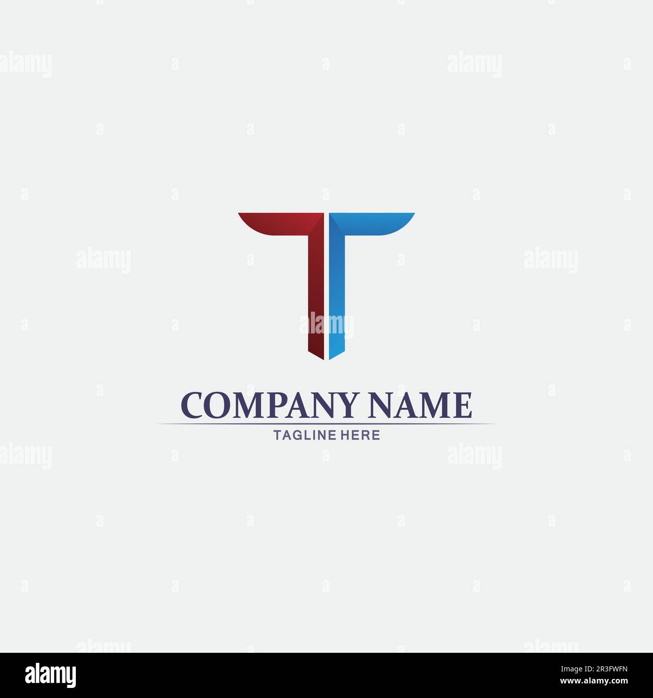 Lettre T, logo T police vectorielle motif alphabet et icône T. Illustration de Vecteur