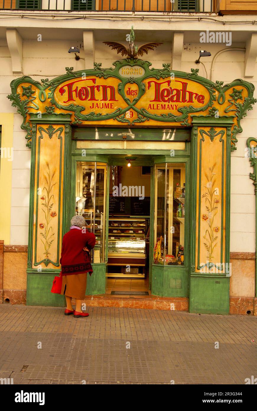 Forn des teatre.Ciudad de Palma. Mallorca. Baleares.España. Banque D'Images