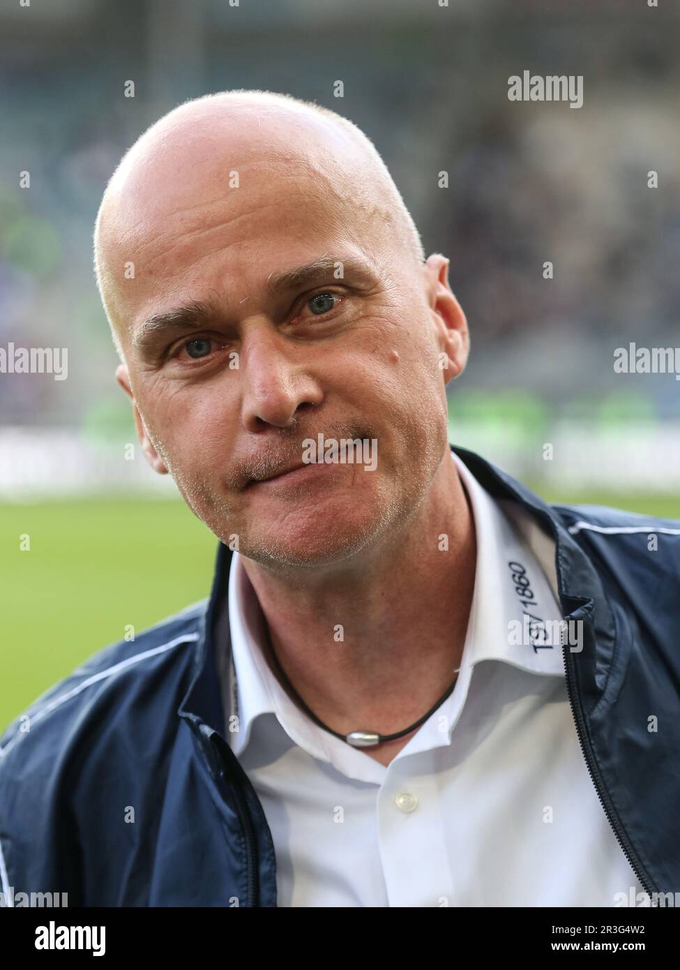 Président Robert Reisinger TSV 1860 Munich DFB 3.saison de football Liga 2021-2022 37.match 1. FC Magdeburg - TSV 1860 Munich Banque D'Images