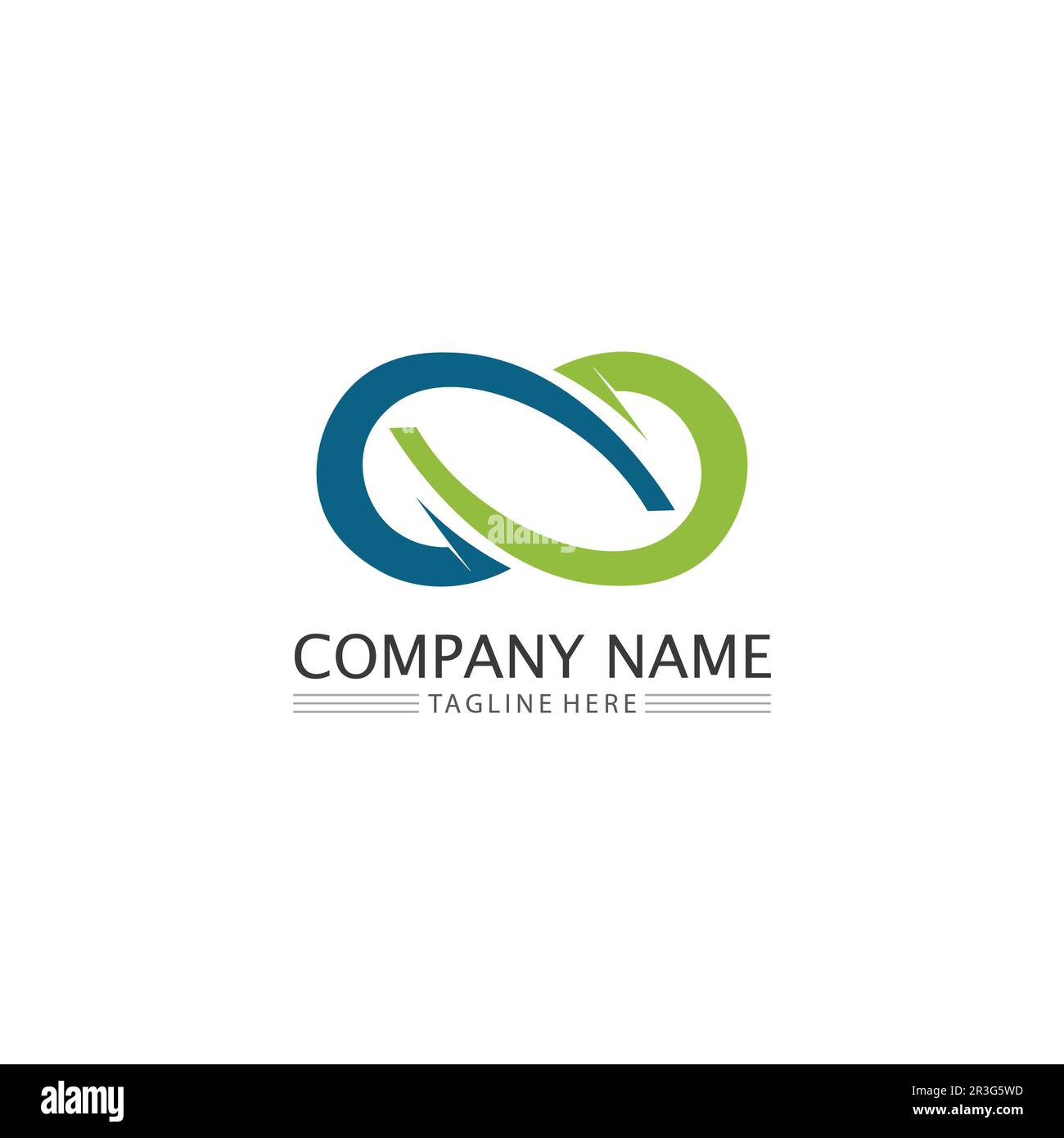 logo infinity design et 8 icône, vecteur, signe, logo créatif pour les entreprises et symbole infinity d'entreprise Illustration de Vecteur