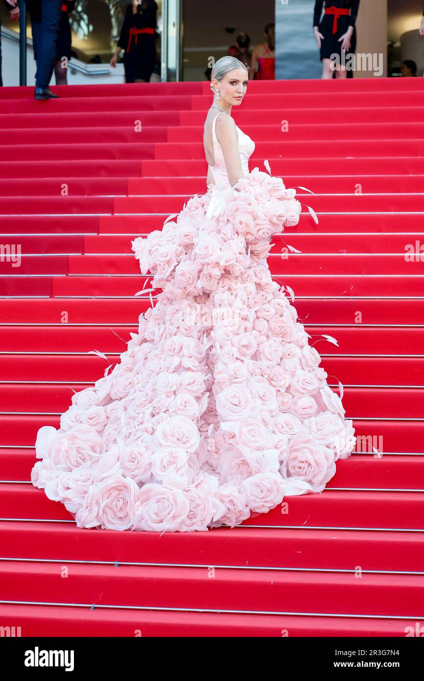 Cannes, France, le 23 mai 2023. Leonie Hanne participe à la première de la ville astéroïde lors du Festival de Cannes 76th au Palais des Festivals de Cannes, France, le 23 mai 2023. Banque D'Images