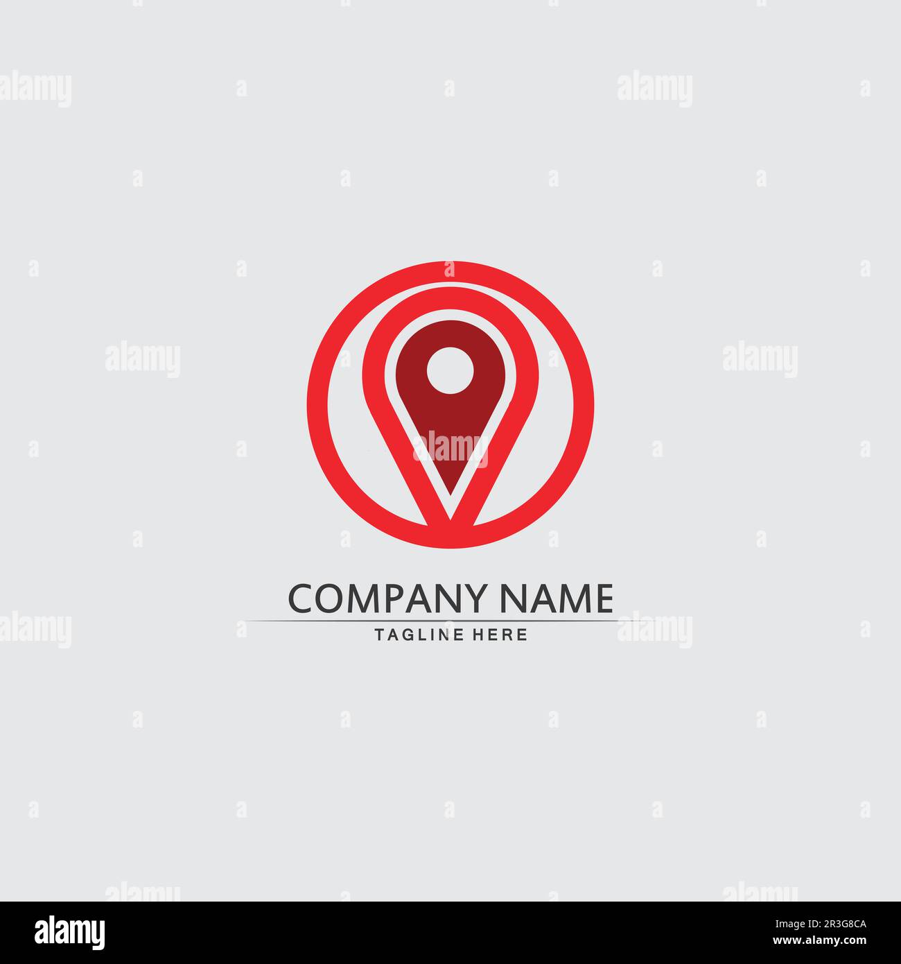 Icône d'emplacement, logo carte pour cartes google Maps, signe ...