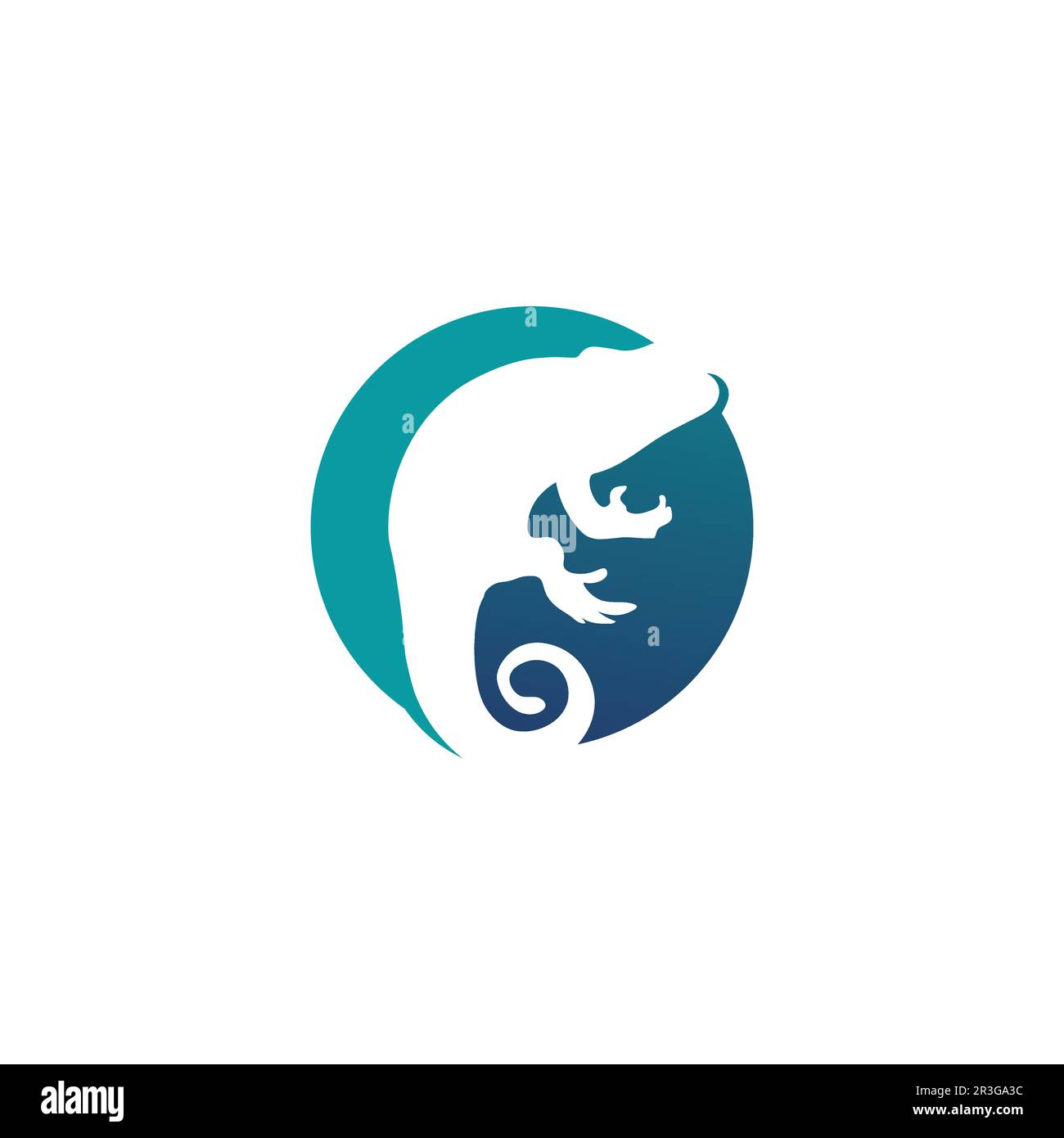 lézard animal vecteur salamandre gecko crocodile et le logo de conception de reptiles Illustration de Vecteur