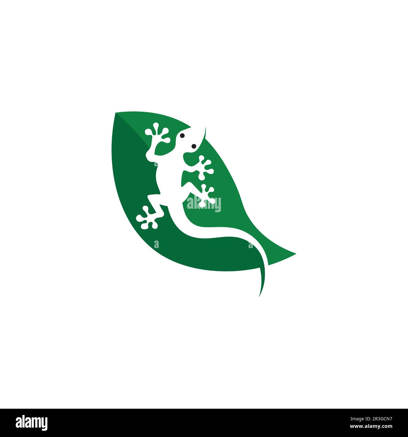 lézard animal vecteur salamandre gecko crocodile et le logo de conception de reptiles Illustration de Vecteur