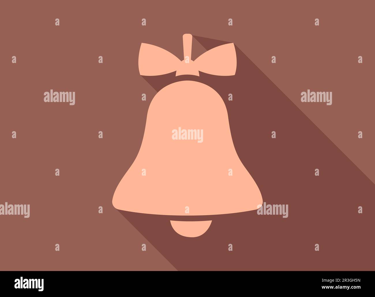 Cloche festive, élément Noël nouvel an - Vector Banque D'Images