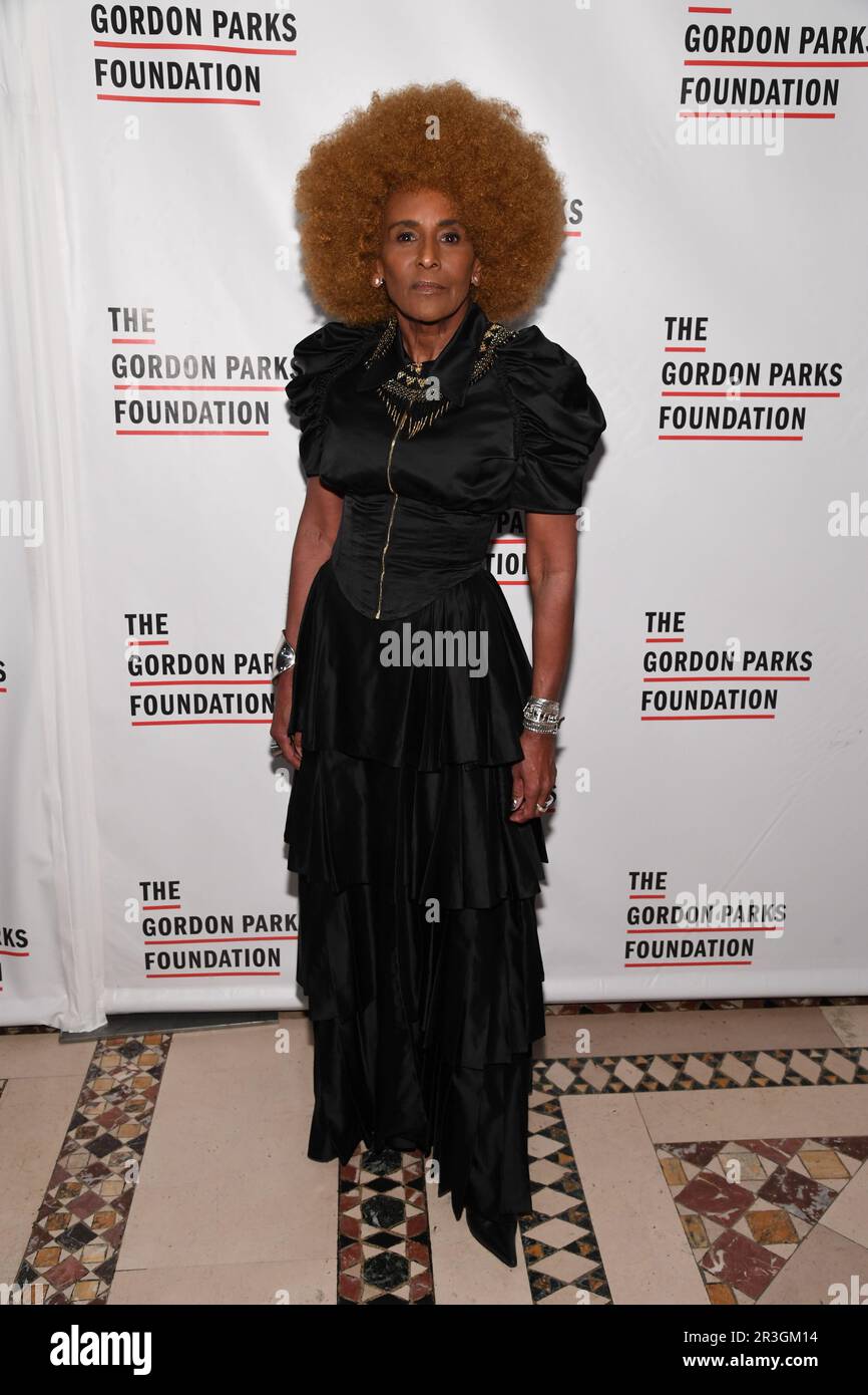 New York, États-Unis. 23rd mai 2023. Renee Cox marchant sur le tapis rouge au Gala 2023 de la Fondation Gordon Parks au Cipriani 42nd Street à New York, NY sur 23 mai 2023. (Photo par Efren Landaos/Sipa USA) crédit: SIPA US/Alay Live News Banque D'Images