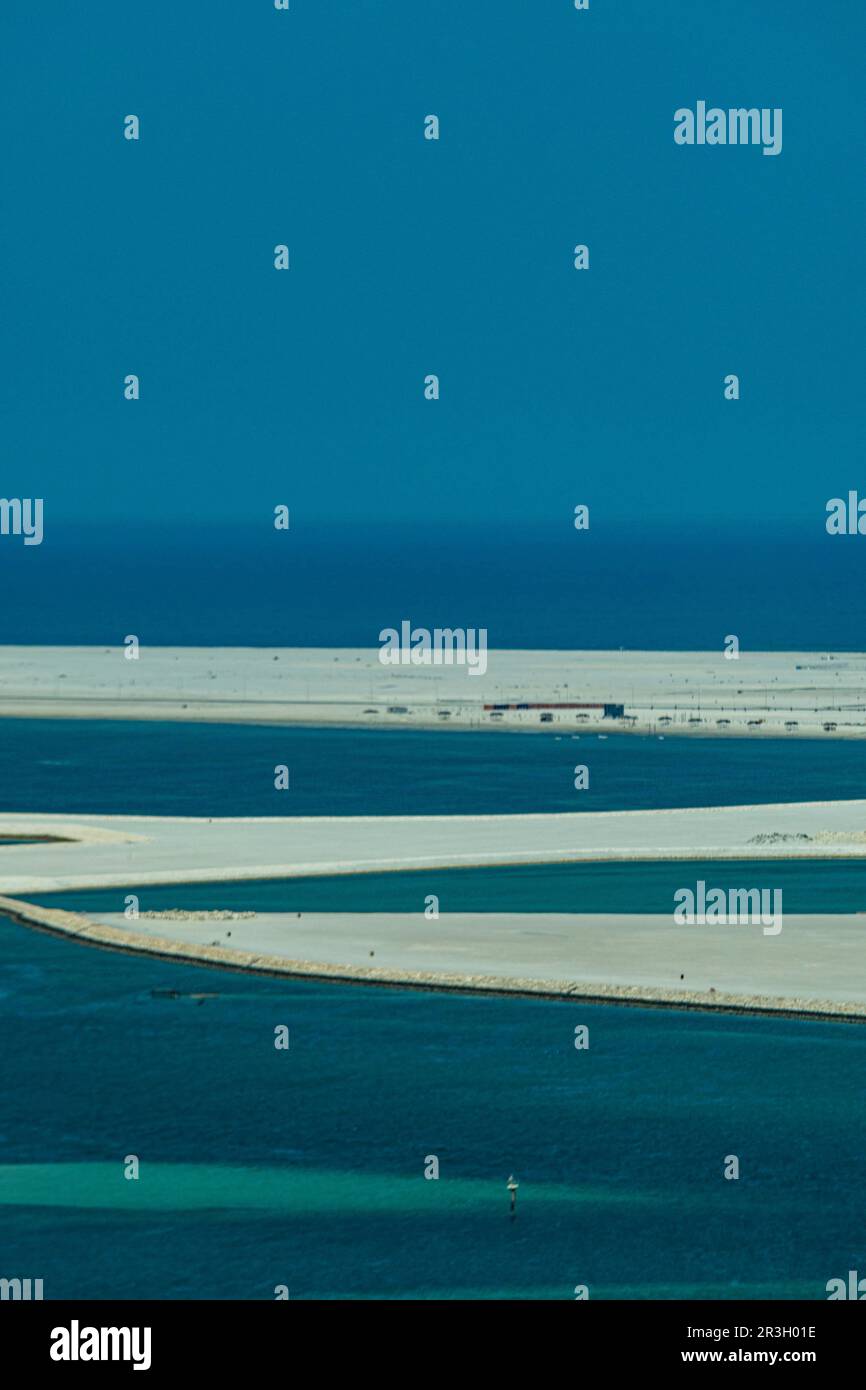 Îles artificielles dans le Royaume de Bahreïn Banque D'Images